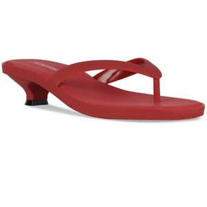 Jeffrey Campbell Lollipop Jelly Kitten Heel Thong Sandals, Size 9 NWOB